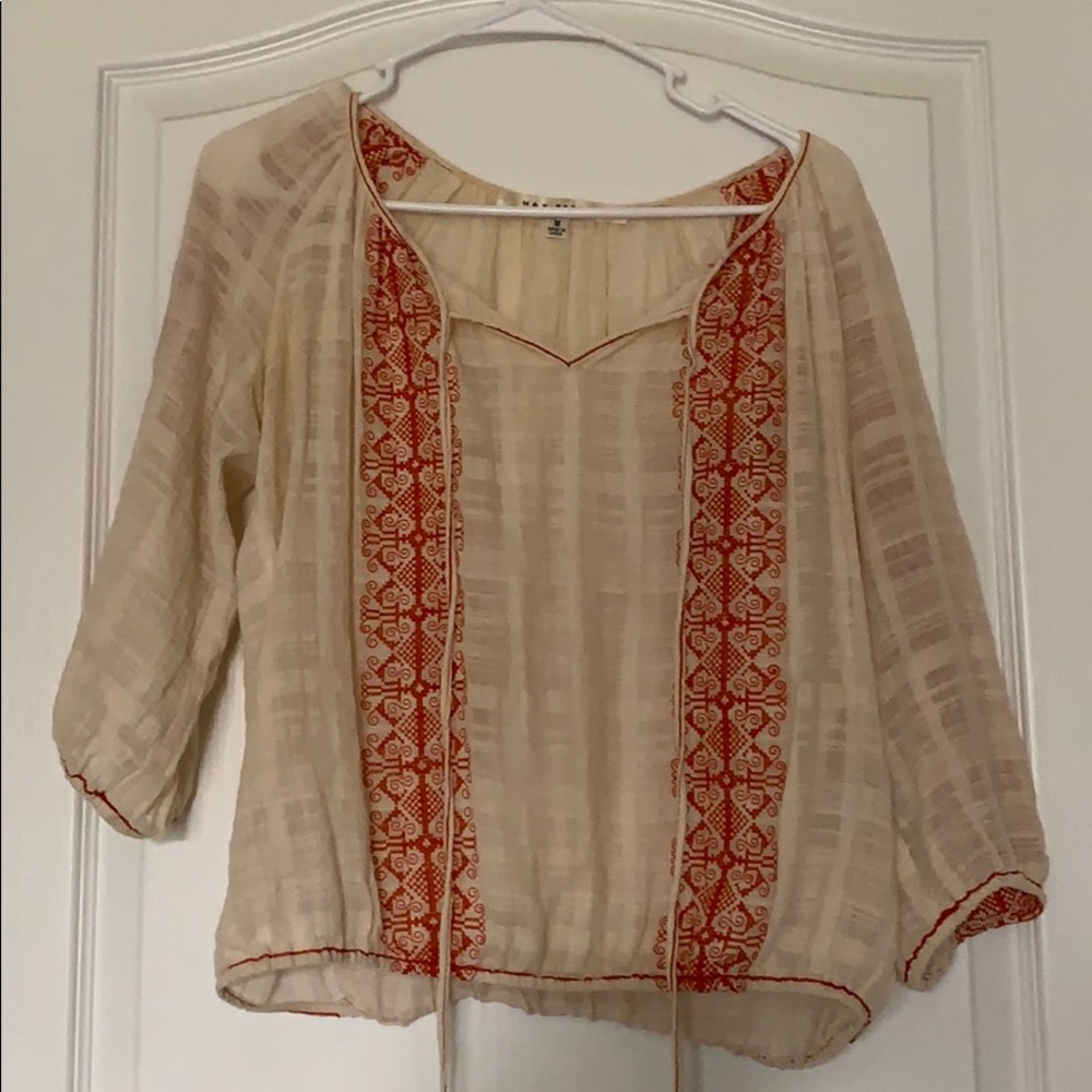 Groovy peasant top